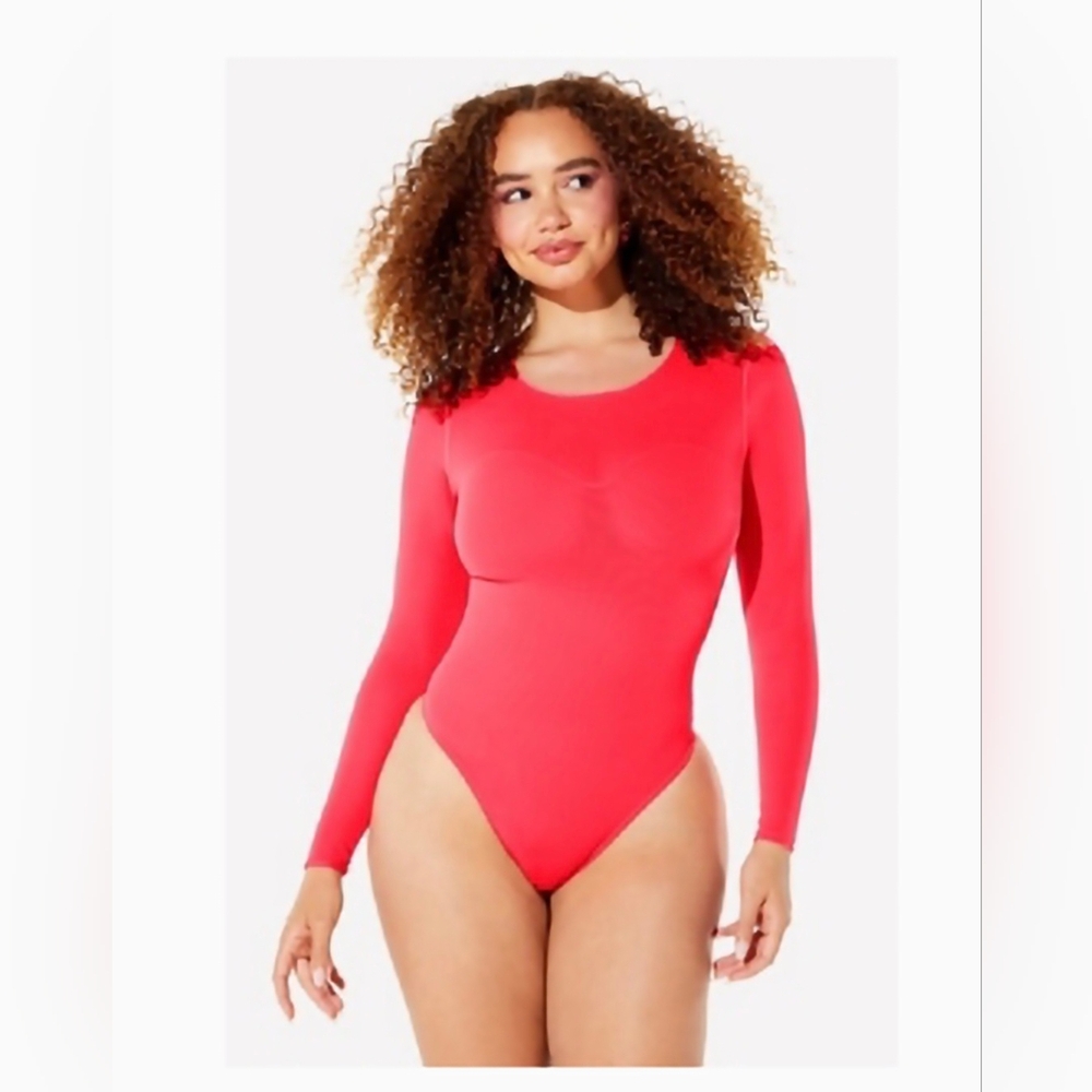 Yitty Mesh Smoothing Thong Bodysuit